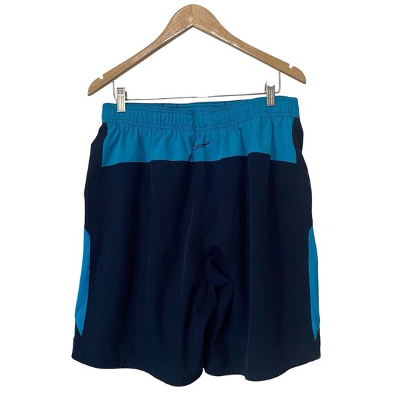 Nike Mens Size XL Repel Swim Trunks Board Shorts Elastic Waist Drawstring Blue - Picture 6 of 9